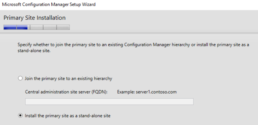 Stand-alone site